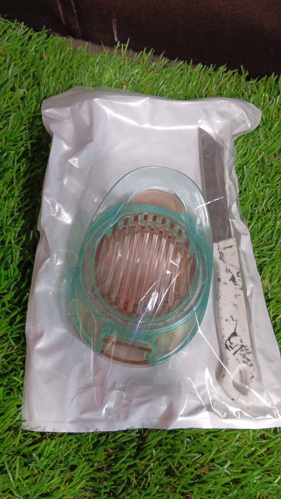 Stainless Steel, Egg Slicer & Knife (2 Pc Set) Stainless Steel, Egg Slicer & Knife (2 Pc Set)